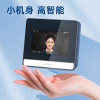 得力(deli)人脸智能云考勤机 动态人脸识别打卡机 员工打卡签到机wifi联网 远程管理 DL-D6S 1200张动态