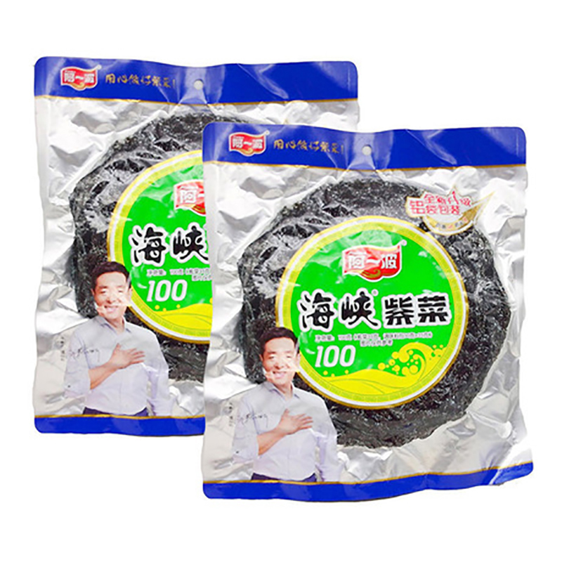 阿一波紫菜100克无沙海鲜紫菜干货煲汤凉拌含调料包