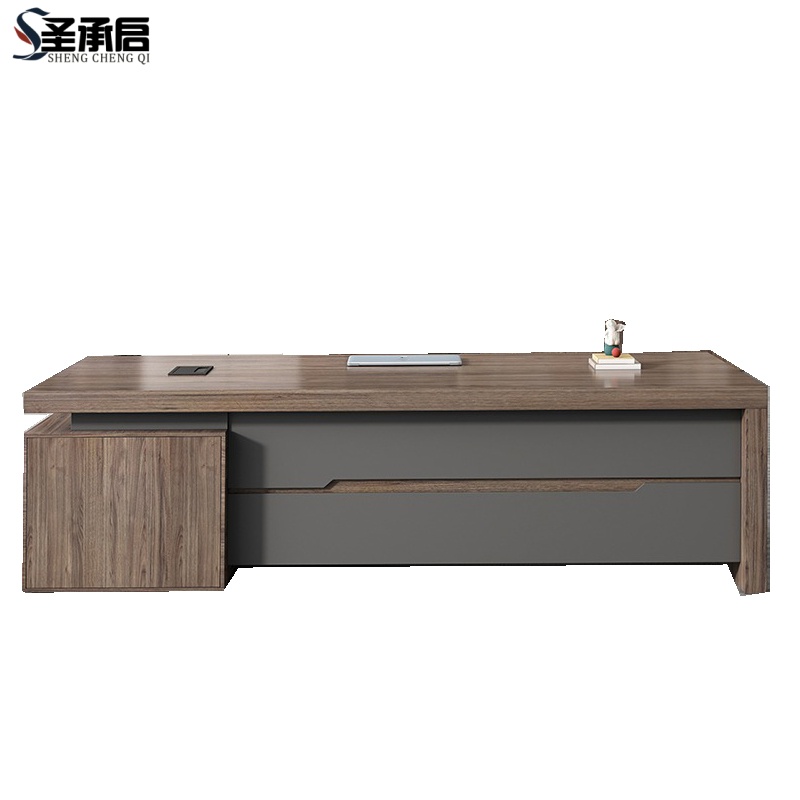 圣承启 总裁桌 1.4米张高清大图