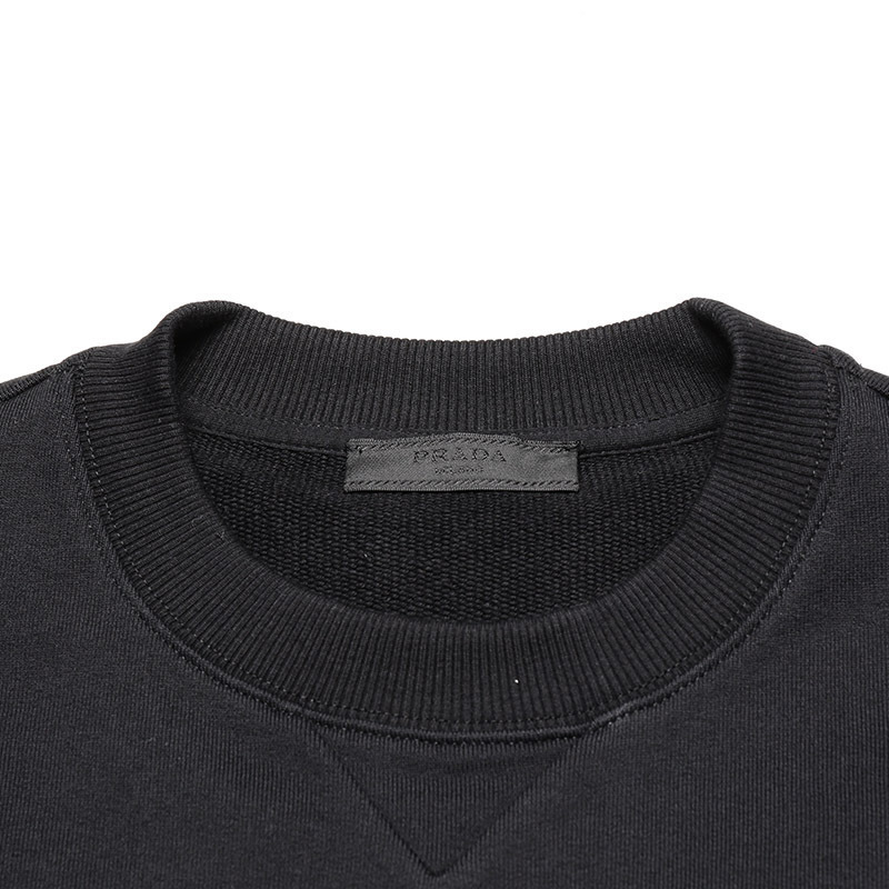 prada普拉达男士棉质圆领长袖卫衣运动衫sjn2261s53s191