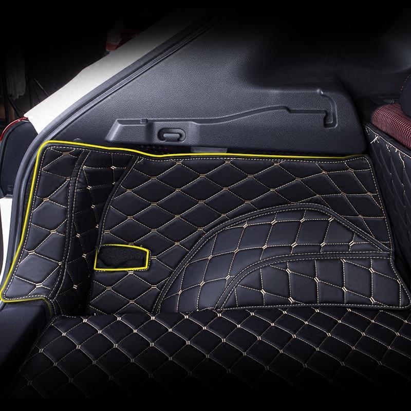 专用日产新逍客后备箱垫全包围尼桑逍客后备箱垫子汽车尾箱垫改装视频