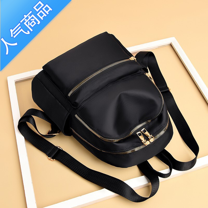 封后双肩背包包女韩版2022款百搭牛津布女帆布书包防盗休闲学生书包