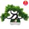 假花仿真花装饰客厅塑料花绿植迎客松酒柜创意摆件工艺品盆景有鸟|飞龙树[紫色]