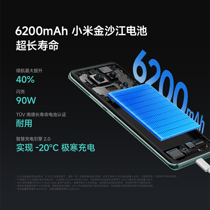 小米(mi) Redmi Note 14 Pro+ 12GB+256GB 镜瓷白 5G手机 第三代骁龙7s 6200mAh小米金沙江电池 全新1.5K高光护眼屏 红米智能机高清大图