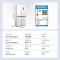 新飞(Frestec)430升纤薄零嵌入式冰箱一级节能四开门家用冰箱底部散热除菌风冷无霜 BCD-430WKQ8AT