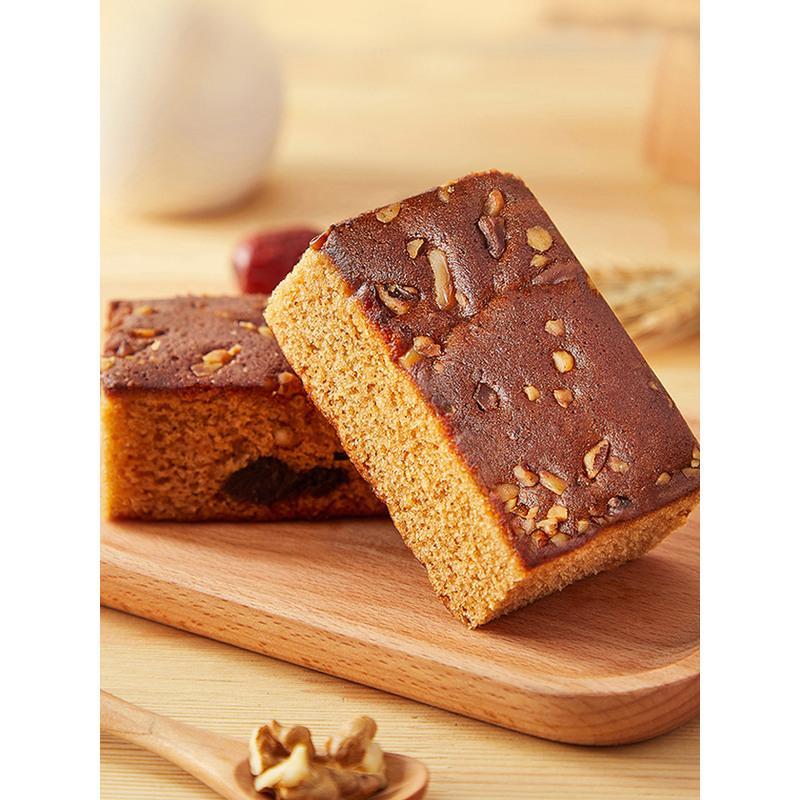 老北京枣糕整箱核桃早餐蛋糕红枣面包休闲零食红枣糕传统糕点营养