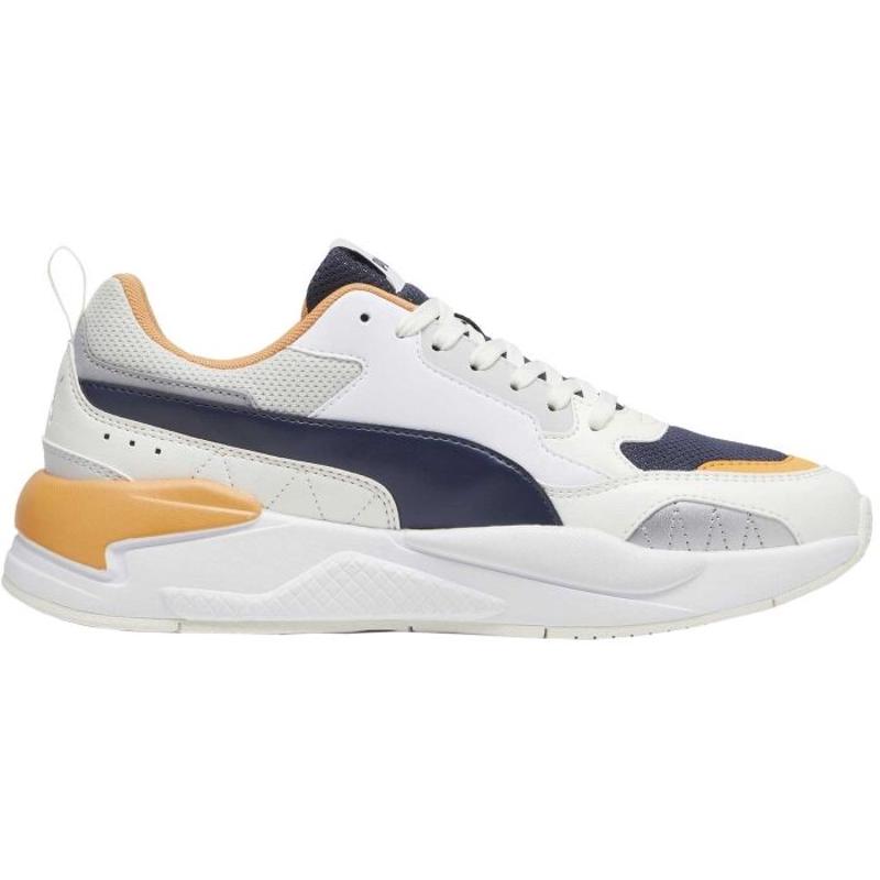 彪马(Puma)男子现代运动休闲室内健身鞋舒适支撑训练鞋 white_(white_/_yellow) 44.5