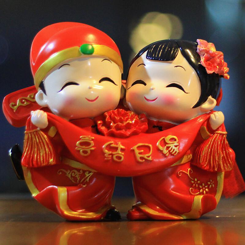 婚庆家居创意结婚个性浪漫送闺蜜新婚礼品客厅婚庆家居装饰品摆件06