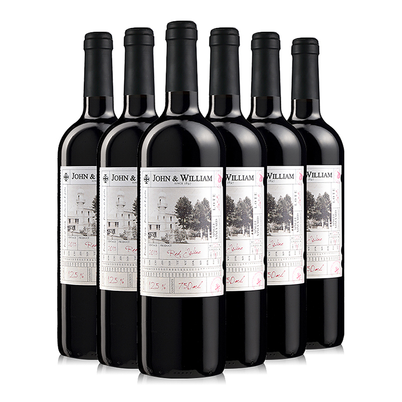 欧瑞安 约翰威廉干红葡萄酒750ml*6支装高清大图