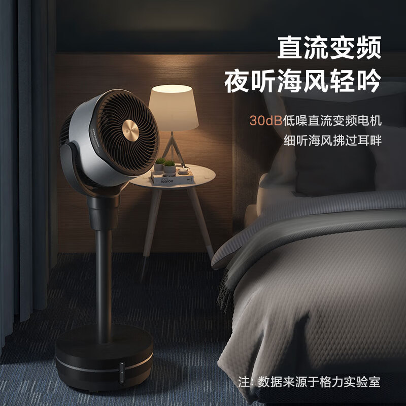 格力(GREE)[冷风循环]空气循环扇空调扇WiFi遥控摇头落地扇净化等离子除菌净化 KSZ-03X60DgZ高清大图