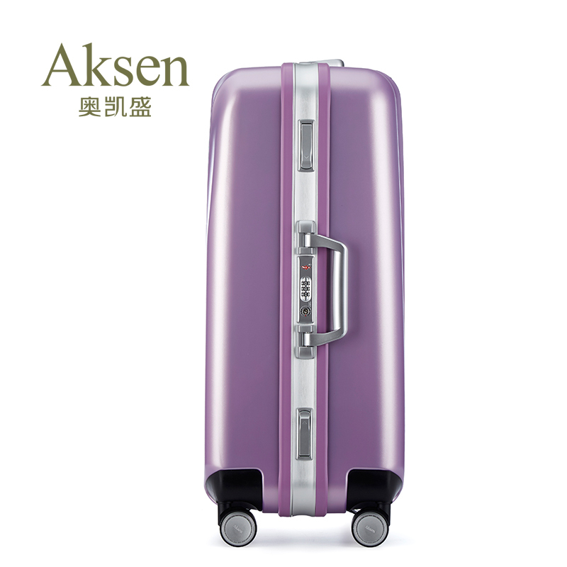 奥凯盛 行李箱静音万向轮旅行箱2密码锁拉杆箱 6608款24寸