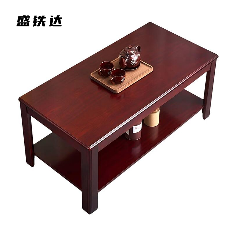 盛铁达 实木茶几桌长几边桌颜色可选1200*600*450mm STD-CJ1009 个