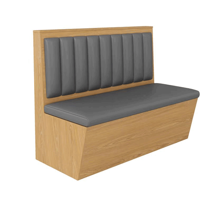 卡座沙发 1200*550*900mm高清大图