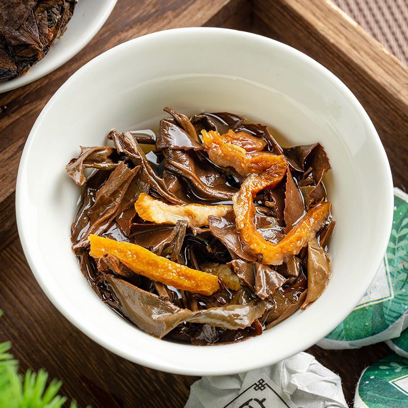 花家盛世私家茶园六年陈皮白茶精选高山原料自然醇香持久回甘高清大图