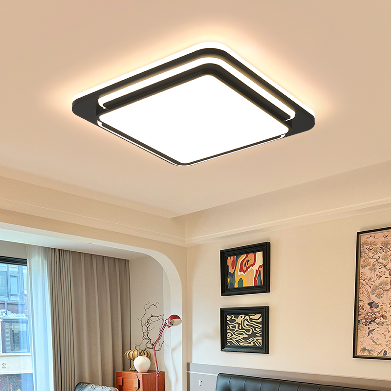 雷士照明吸顶灯光语黑EXND8642高清大图