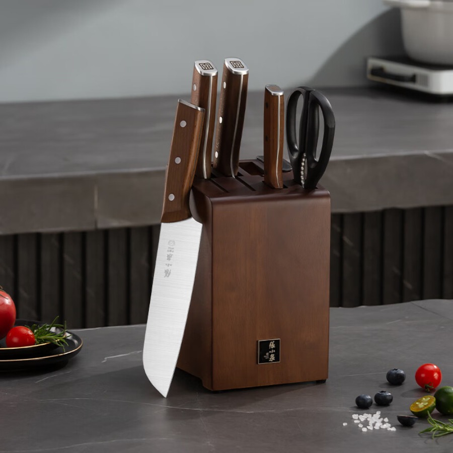 张小泉家用切菜刀水果刀锋劲系列刀具套装D300091