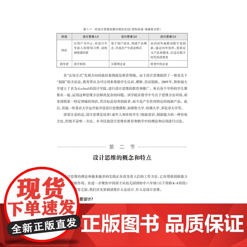 设计思维:开启中小学创新教育之门 上海科技教育出版社学科核心素养中小学教研教育人员参考工具书 教学实用教案高清大图
