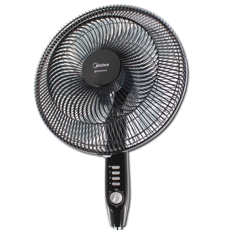 美的midea电风扇fsa40yd五叶落地扇立式电风扇家用机械式摇头广角送风