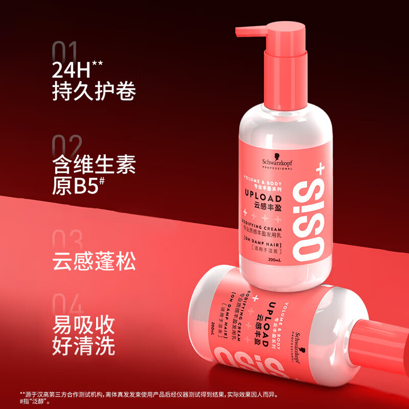 施华蔻专业质感丰盈卷发乳200毫升高清大图