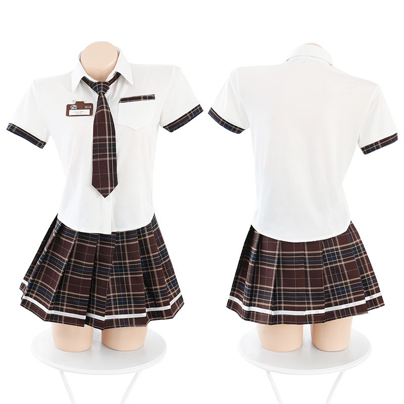 凡让午夜魅力日系经典JK学院制服性感情趣内衣可爱校园睡衣服制服JK套装午夜魅力女式情趣睡衣霏慕6771高清大图