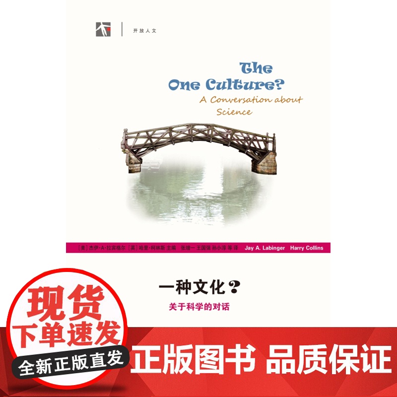 一种文化 (关于科学的对话) 杰伊·A·拉宾格尔 开放人文 上海世纪出版集团 图书籍高清大图