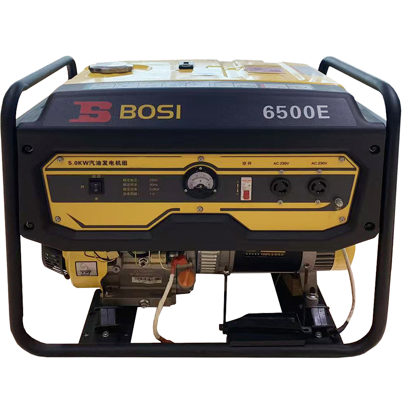 波斯(BOSI) 荧光系列汽油发电/机组 BS-6500E 台高清大图