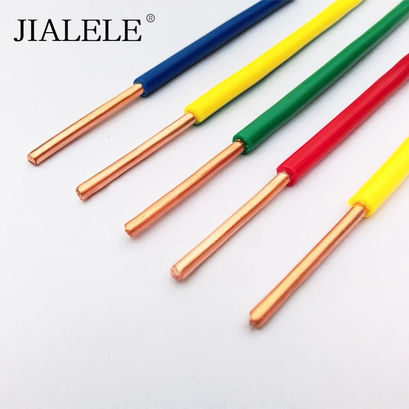 JIALELE 绝缘单股硬电线 WDZB-BYJ-1*4 平方 额定电压0.6/1KV 米高清大图