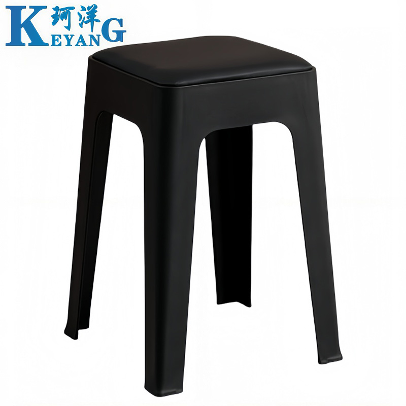 珂洋 塑料凳 软包(黑色) 个高清大图
