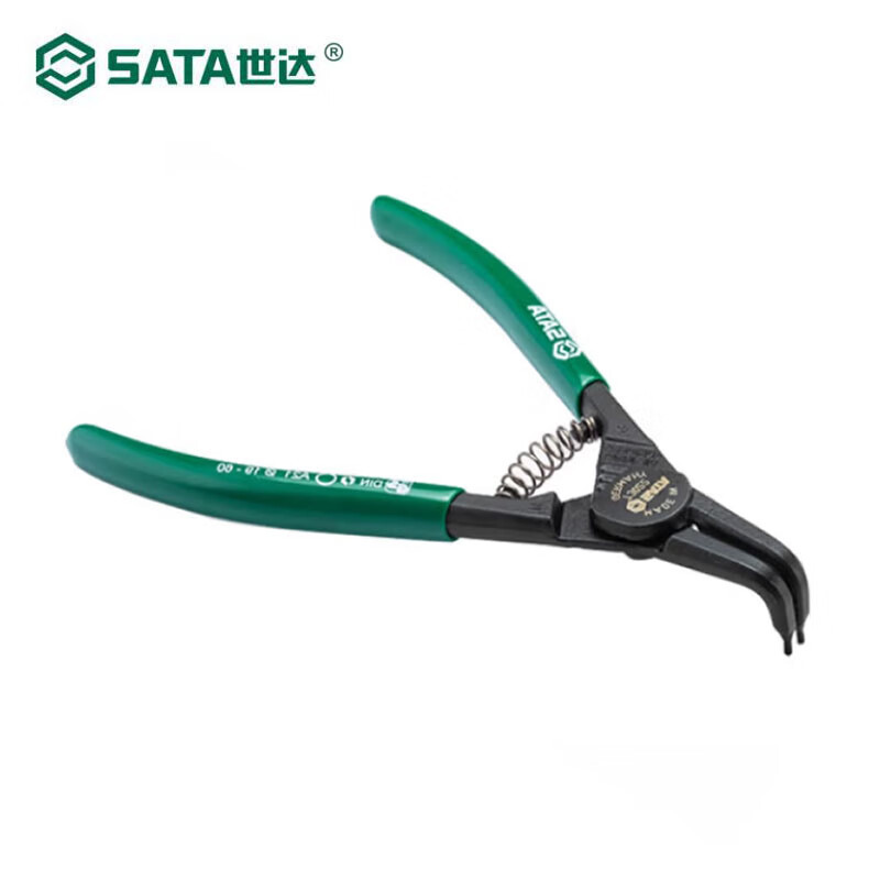 世达(SATA)73022 G系列德式轴用曲口卡簧钳7“
