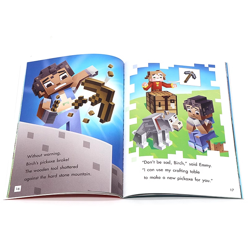 我的世界 5册 [正版]Minecraft Young Readers Level 2 我的世界分级读物2级5册 进口英