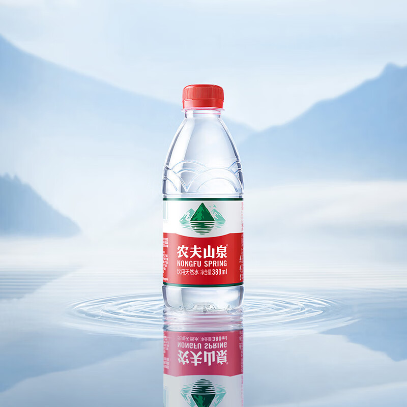 农夫山泉 饮用天然水380mlx12瓶 塑包