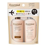 Kao 花王 essential 睡醒也不乱 无硅油旅行洗护套装(洗发水45ml+护发素45ml) 柔顺丝滑 水润