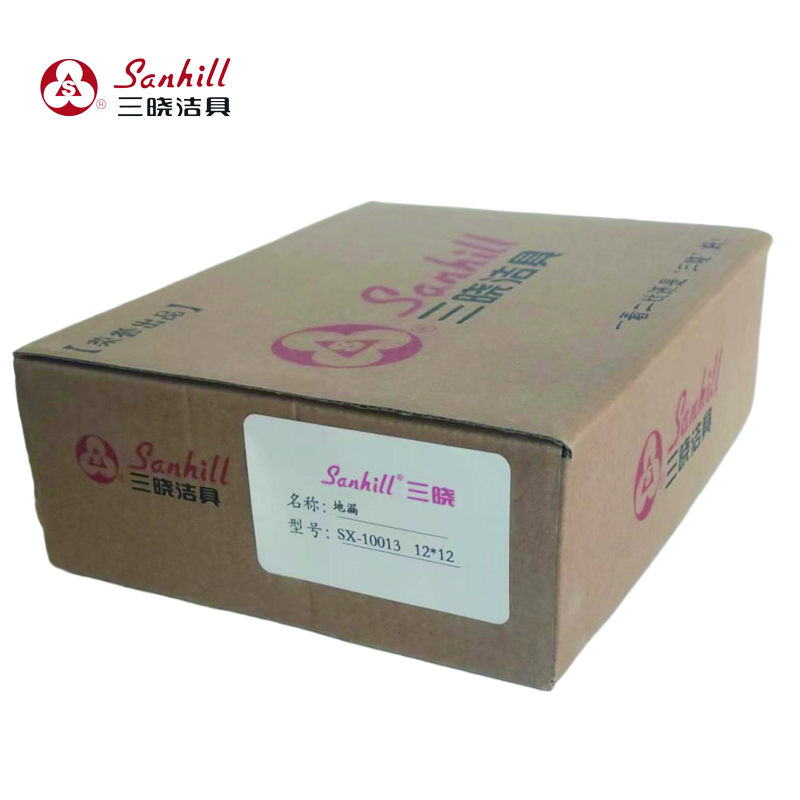 三晓黄铜镀镍防臭格栅式地漏 SX-10013 个高清大图