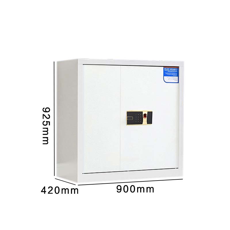 帅畅保密柜财务档案柜文件柜办公室资料储物柜保险柜矮柜白色-指纹密码锁高清大图