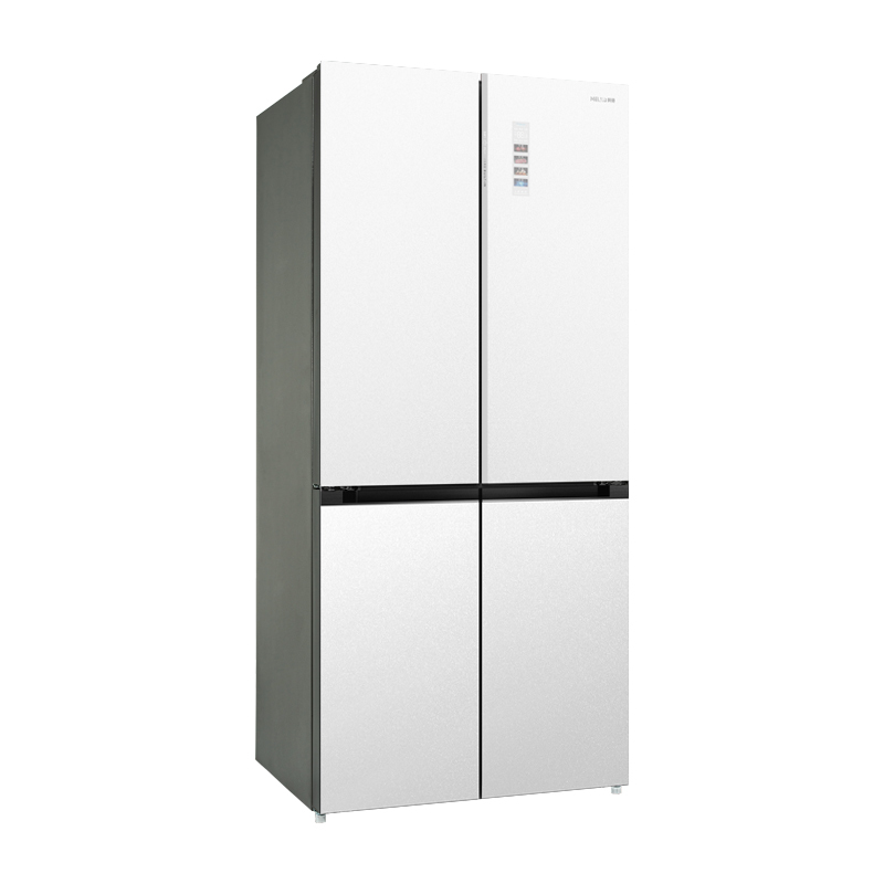 美菱冰箱bcd506wp9bdz506升恒温鲜冻超薄十字冰箱冰晶白