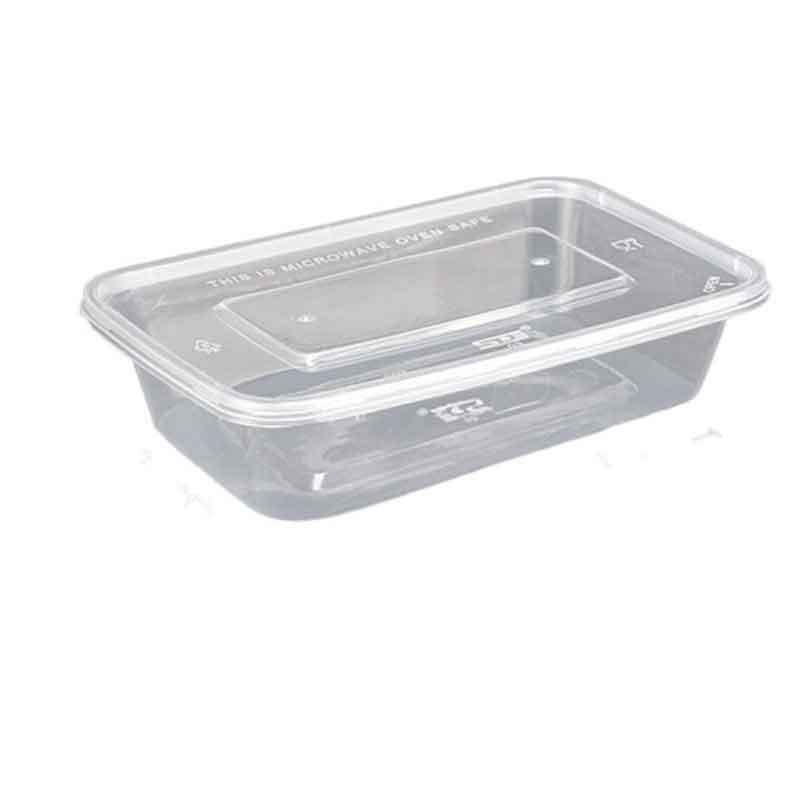 通源 一次性餐盒长方形单格500ml*300套/箱