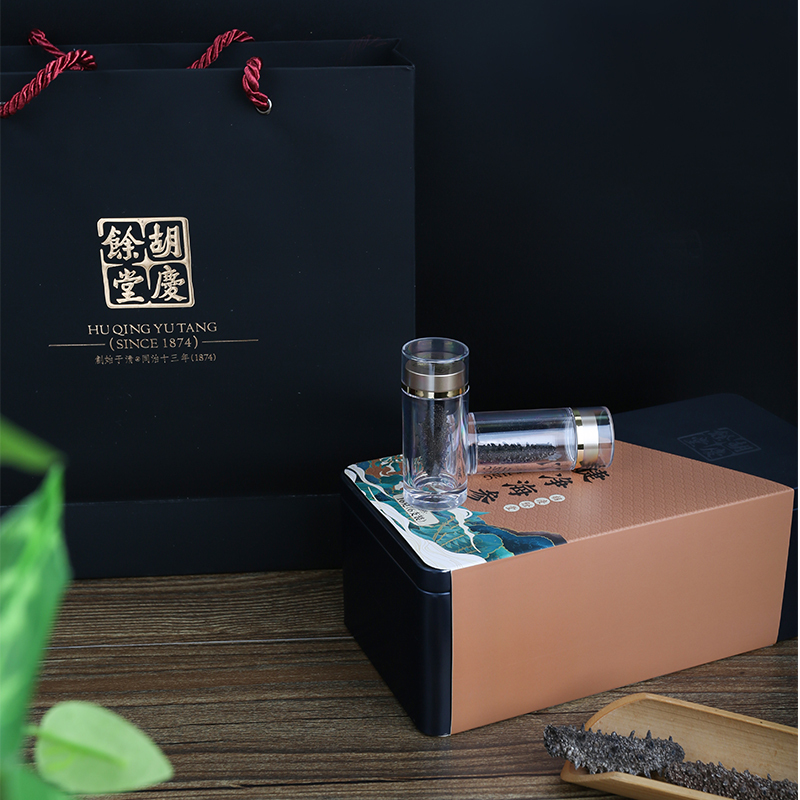 胡庆余堂海参干货捷净海参礼盒16g(6支)正宗辽宁大连海参正品送礼