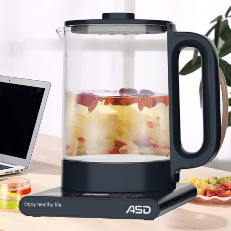 爱仕达(ASD) 都市系列养生壶 AW-D15B328 1.5L 多功能电水壶 电热便携 可视温度 智能保温高清大图