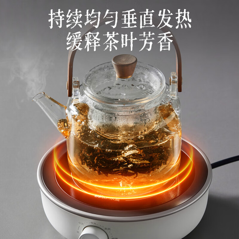 小熊(Bear)电陶炉 迷你煮茶炉 红茶老白茶普洱养生茶炉小型家用加热多功能轻音烹煮围炉煮高清大图