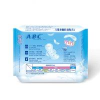 ABC卫生巾 5包40片（长190mm) 日用 新肌感 棉柔表层 迷你 姨妈巾 量少专用