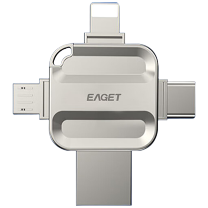 忆捷(EAGET)I71-128G USB3.0 Lightning Type-C MicroUSB口高清大图