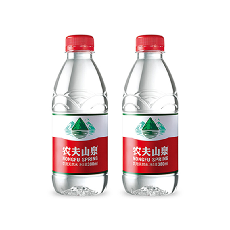 饮用水 饮用天然水380ml 1*24瓶 整箱装