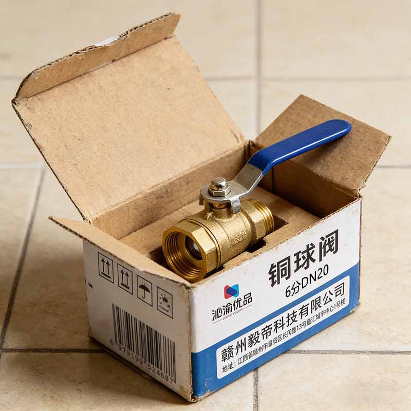 沁渝优品 铜球阀 6分DN20 个高清大图