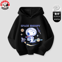 史努比(SNOOPY)儿童春季新款连帽卫衣男童女童套头洋气帽卫衣LE