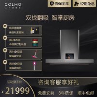 COLMO 高端科技 BLANC系列 油烟机 侧吸式抽油烟机CXEP-1022 家用 22立方米大吸力 一级能效