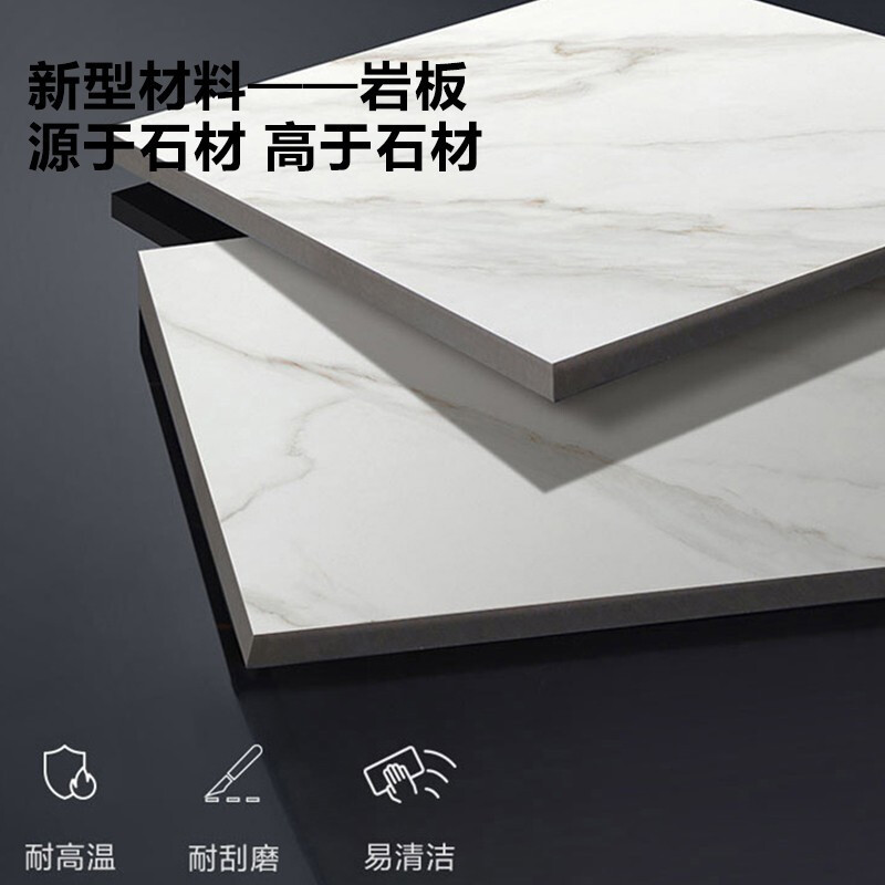 法恩莎卫浴智能恒温黑色花洒套装岩板置物龙头增压控温大顶喷淋浴