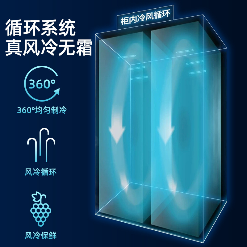 单门展示柜620*550*1800风冷无霜啤酒柜冷藏网红酒水展示柜商用冷柜饮料柜商用冰柜高清大图