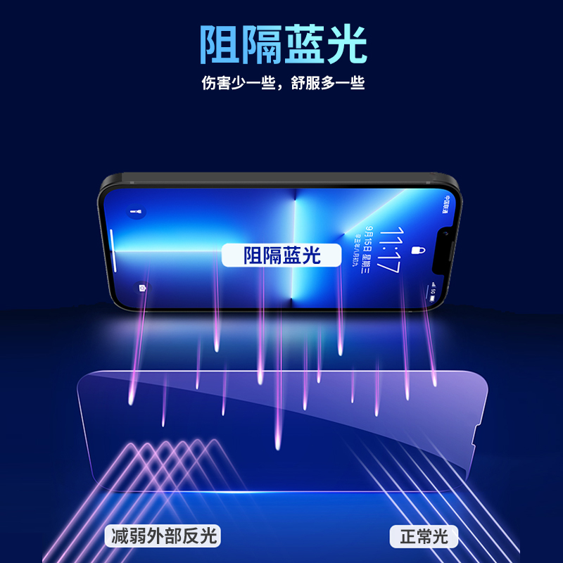 轻万适用苹果xsmax钢化膜全屏幕iphone xmax贴膜apple抗蓝光手机保护膜