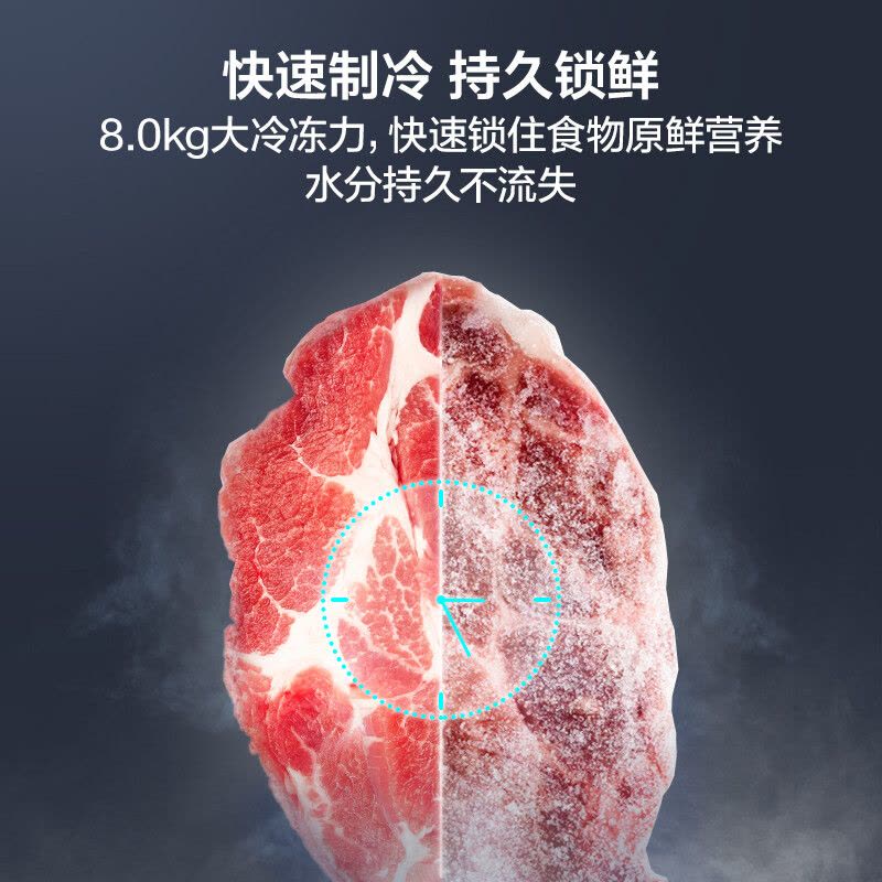 美的(Midea)607升对开门家用冰箱一级能效双变频风冷净味大容量BCD-607WKPZM(E)图片