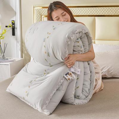 枝条藤蔓[大豆被] 150*200cm4斤 大豆纤维冬被加厚保暖印花被子被芯自然亲肤面料贴身暖芯被褥床品